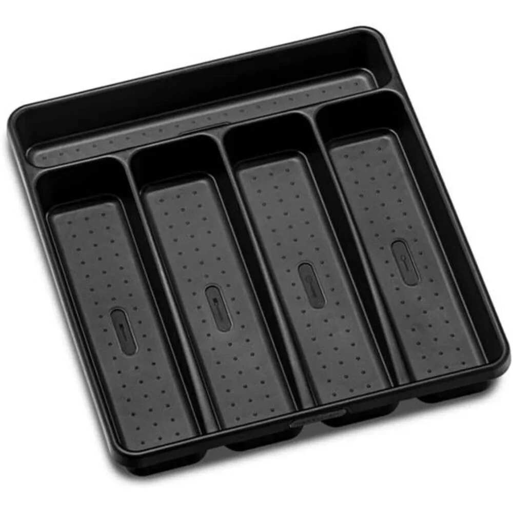 Small Silverware Tray Utensil Organizer Drawer Flatware Holder Kitchen Storage